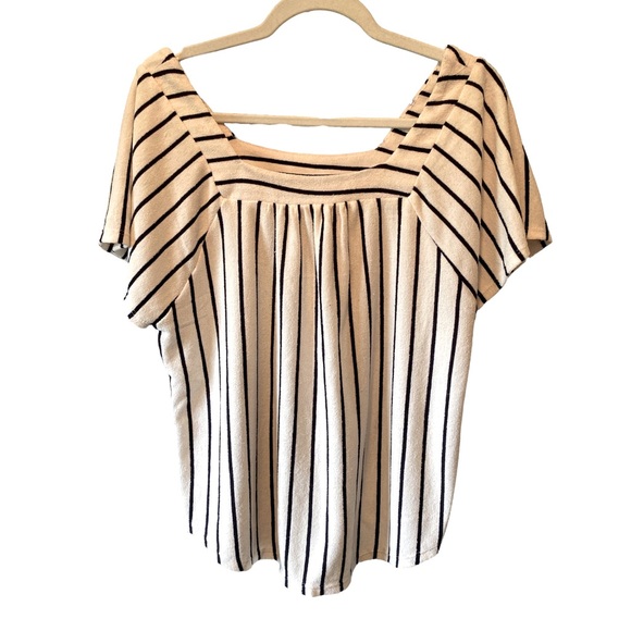 Monteau Striped Top- Sz XL - Picture 1 of 9